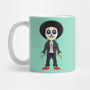 Mariachi Boy Dia de Los Muertos Mug